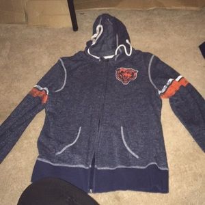 Medium bears zipup hoodie